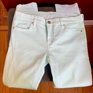 Blank NYC Mint Green Skinny Jeans with Sleek Fit